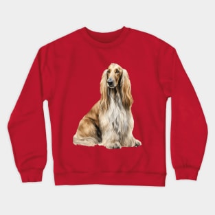 Afghan Hound Crewneck Sweatshirt